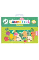 Ma pochette de 50 grandes gommettes - les legumes