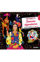 Ma pochette femmes legendaires - cartes a gratter et a colorier