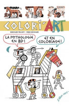 Colori-art - la mythologie en bd et en coloriages