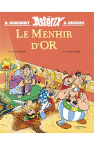 Asterix - album illustre - le menhir d-or (hors collection) - hors collection - album illustre