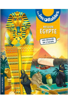 Les incollables - mission egypte - mes enigmes en stickers - mes enigmes a stickers