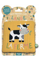 Mon premier livre tissu en lange - la ferme