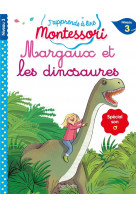 J'apprends à lire montessori - cp niveau 3 : margaux et les dinosaures