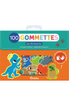 Ma pochette de 100 gommettes  - les dinosaures