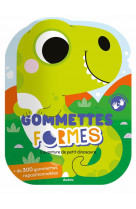 Gommettes formes - l-aventure de petit dinosaure