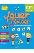 Jouer pour reviser - du ce1 au ce2 - cahier de vacances 2024