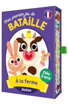 Jeux de cartes - mon premier jeu de bataille - à la ferme