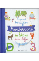 Le grand imagier montessori lettres et chiffres rugueux