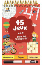 45 jeux - dans les transports !