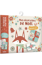 Ma pochette d'artiste - mes decoration de noel - en paper art