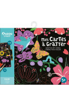 Ma pochette d-artiste - mes cartes a gratter fleurs