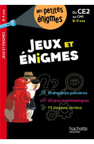 Jeux et énigmes - du ce2 au cm1 - cahier de vacances 2024