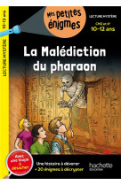 La malediction du pharaon - cm2 et 6e - cahier de vacances 2024