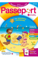 Passeport - de la grande section au cp 5/6 ans - cahier de vacances 2024