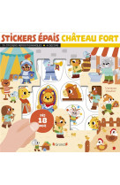 Stickers epais - chateau fort