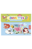 Ma pochette de 100 gommettes - parents et bébés animaux