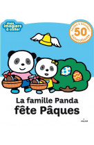 La famille panda fête pâques