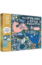 Mon coffret d-artiste - mes creations en strass et paillettes - monde feerique