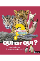 Qui est qui ? les animaux a ne pas confondre