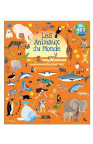 Les animaux du monde - autocollants - avec 400 autocollants