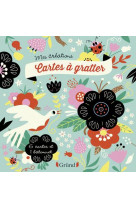 Cartes a gratter - fleurs