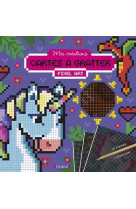 Cartes a gratter pixel art - creatures magiques