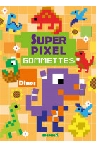 Super pixel - gommettes - dinos