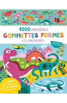 Mes tout premiers autocollants - 1000 gommettes formes - dinosaures