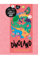 Dinoland - un poster recto verso a colorier et a decorer