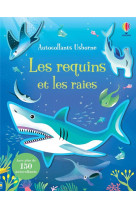 Les requins et les raies - autocollants usborne - des 3 ans