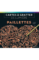 Cartes à gratter de lumière : paillettes