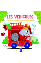 Les vehicules - livre et puzzle