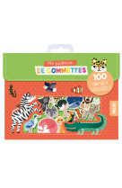 Ma pochette de 100 gommettes - ma pochette de gommettes - 100 animaux sauvages
