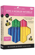 Pâte à modeler cire d'abeille - 4 couleurs acidulées