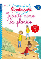 Juliette aime la planète (son è), niveau 3 - j'apprends à lire montessori