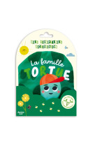 Comptines tissu accordéon - la famille tortue