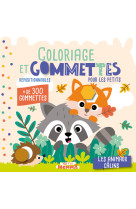 Mon p'tit hemma - coloriage et gommettes pour les petits - les animaux câlins - + de 300 gommettes repositionnables