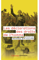 Les déclarations des droits de l'homme