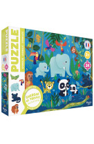 Puzzle cherche et trouve des tout-petits - les animaux