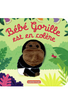 Bébé gorille est en colère