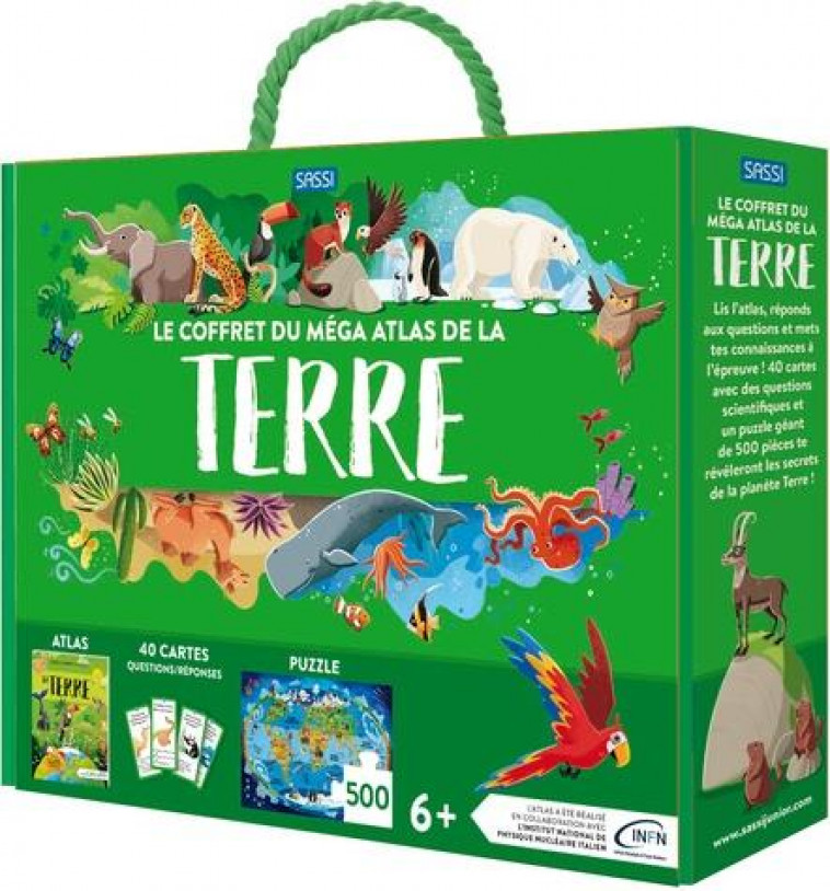 LE COFFRET DU MEGA ATLAS DE LA TERRE - AA. VV. - NC