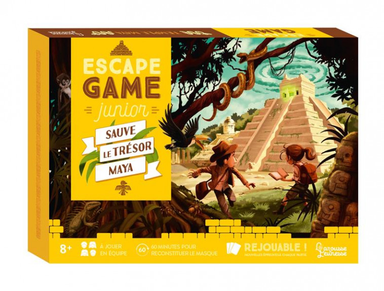 ESCAPE GAME JUNIOR - SAUVE LE TRESOR MAYA - LEBRUN/AUDRAIN - NC