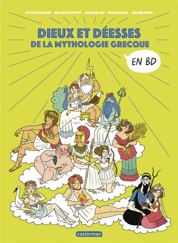 DIEUX ET DEESSES DE LA MYTHOLOGIE GRECQUE EN BD - BOTTET/BAUSSIER/BUI - CASTERMAN