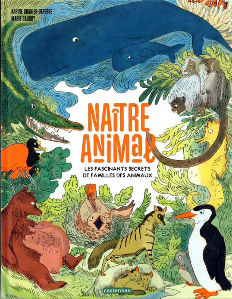 NAITRE ANIMAL - LES FASCINANTS SECRETS DE FAMILLES DES ANIMAUX - GRANIER-DEFERRE - CASTERMAN