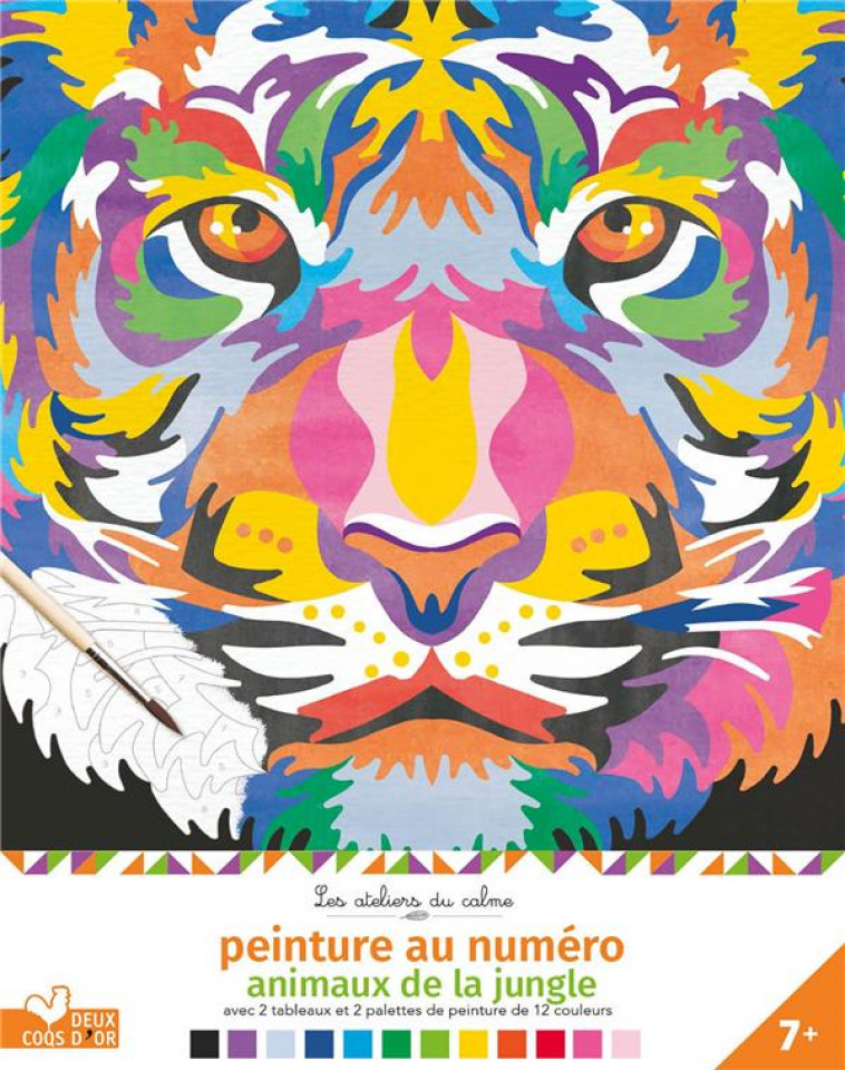 PEINTURE AU NUMERO - ANIMAUX DE LA JUNGLE - MARIEZ JEREMY - NC