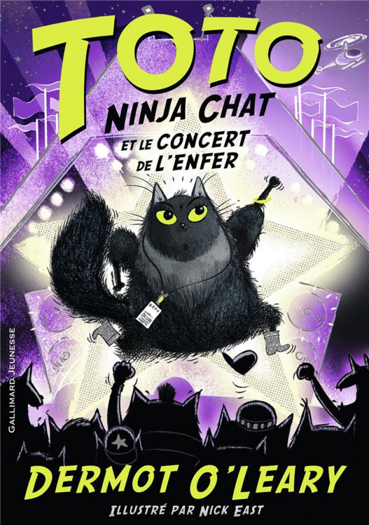 TOTO NINJA CHAT ET LE CONCERT DE L-ENFER - O-LEARY/EAST - GALLIMARD