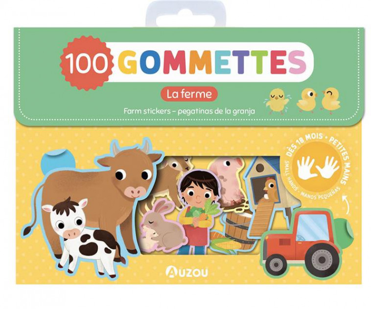 MA POCHETTE DE 100 GOMMETTES  -  LA FERME - WU YI-HSUAN - NC