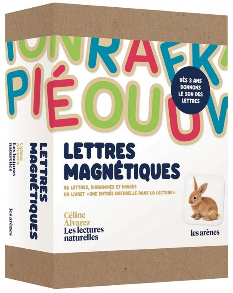 COFFRET LETTRES MAGNETIQUES - CELINE ALVAREZ - LES LECTURES NATURELLES - ALVAREZ, CELINE - LATTES