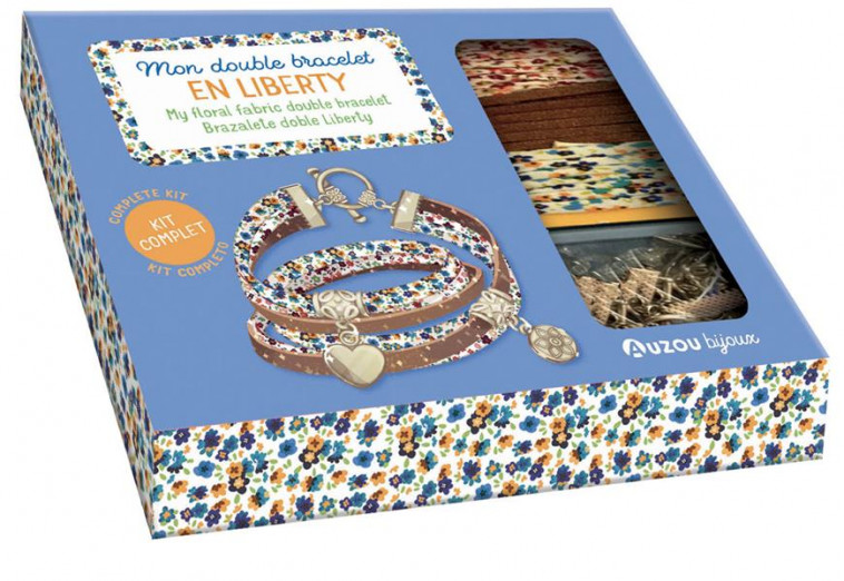 MON SUPERBE BIJOU - MON DOUBLE BRACELET EN LIBERTY - SHIILIA - NC