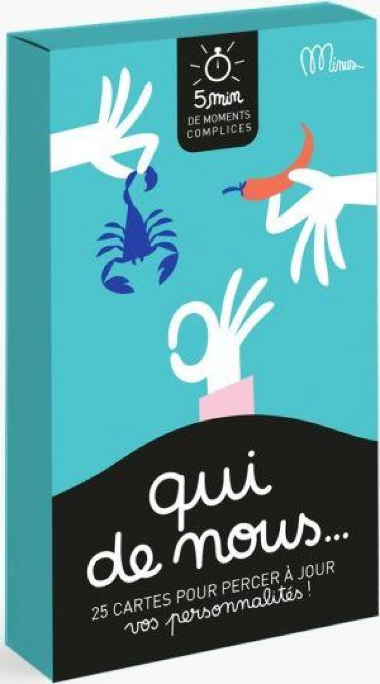 QUI DE NOUS... - 25 CARTES POUR PERCER A JOUR VOS PERSONNALITES ! - MINUS - NC